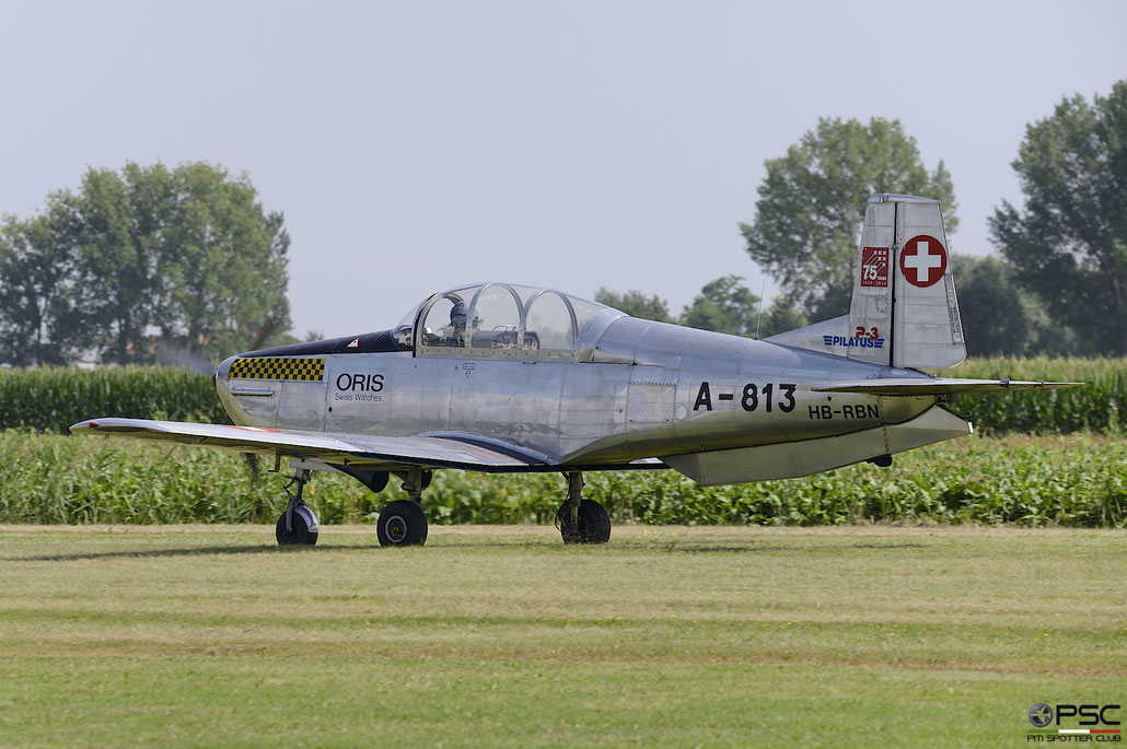 HB-RBN / A-813 (cn 330-12) P3 Flyers Ticino Pilatus P-3-03 @ Montagnana 2016 © Piti Spotter Club Verona