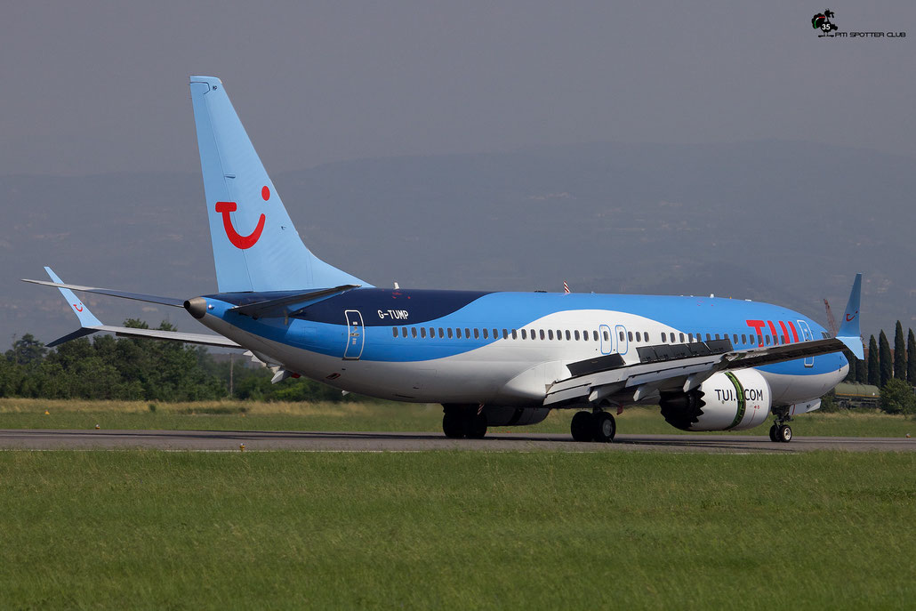 G-TUMP B737-8 44616/8277 TUI Airways @ Aeroporto di Verona 05.2023  © Piti Spotter Club Verona