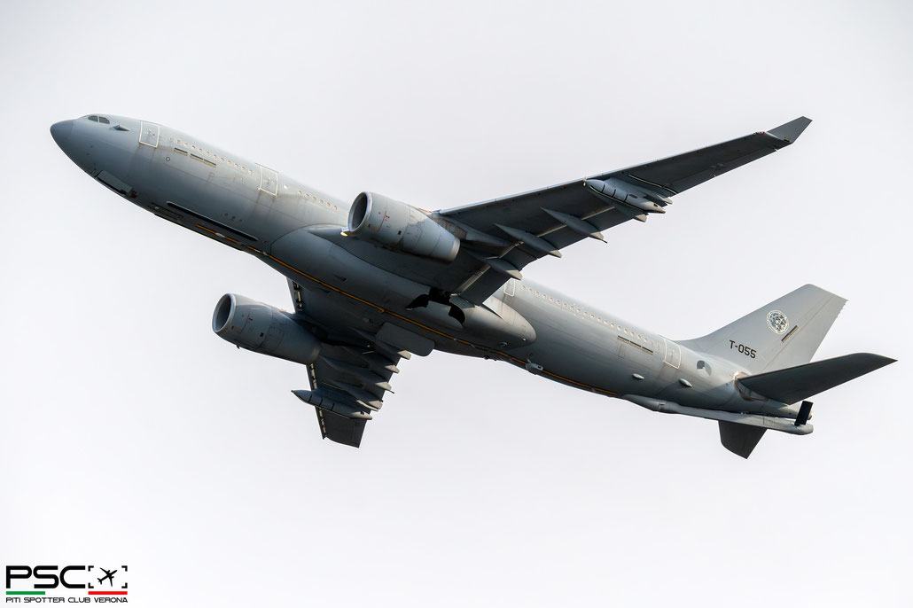 T-055 Airbus A330-243MRTT 1911  Trent 772B-60  Royal Netherlands Air Force>Multinational Multi-Role Tanker Transport Fleet (MMF) (NATO (North Atlantic Treaty Organization)) 2019 @ Cologne-Bonn CGN 01 2025 e © Piti Spotter Club Verona