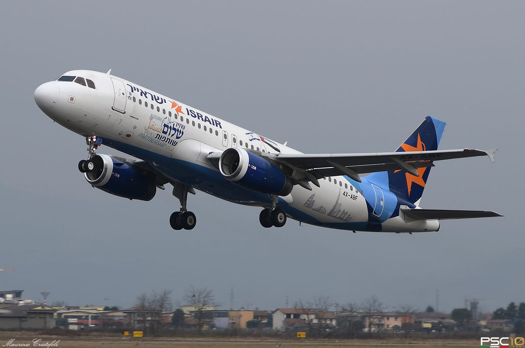 4X-ABF  A320-232  4354  Israir  @ Aeroporto di Verona  03 2022 © Piti Spotter Club Verona 