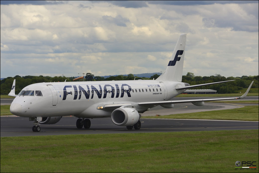 OH-LKG ERJ190LR 19000079 Finnair @ Manchester Airport 21.06.2015 © Piti Spotter Club Verona