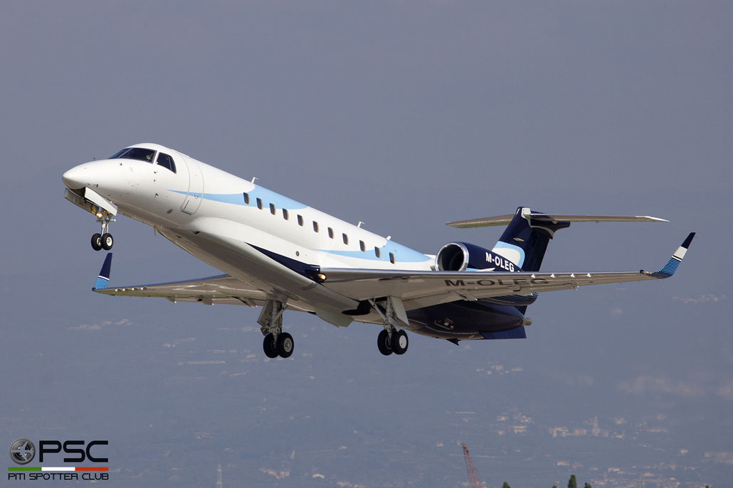 M-OLEG ERJ135BJ 14500991 Hermitage Air @ Aeroporto di Verona 09.09.2018  © Piti Spotter Club Verona