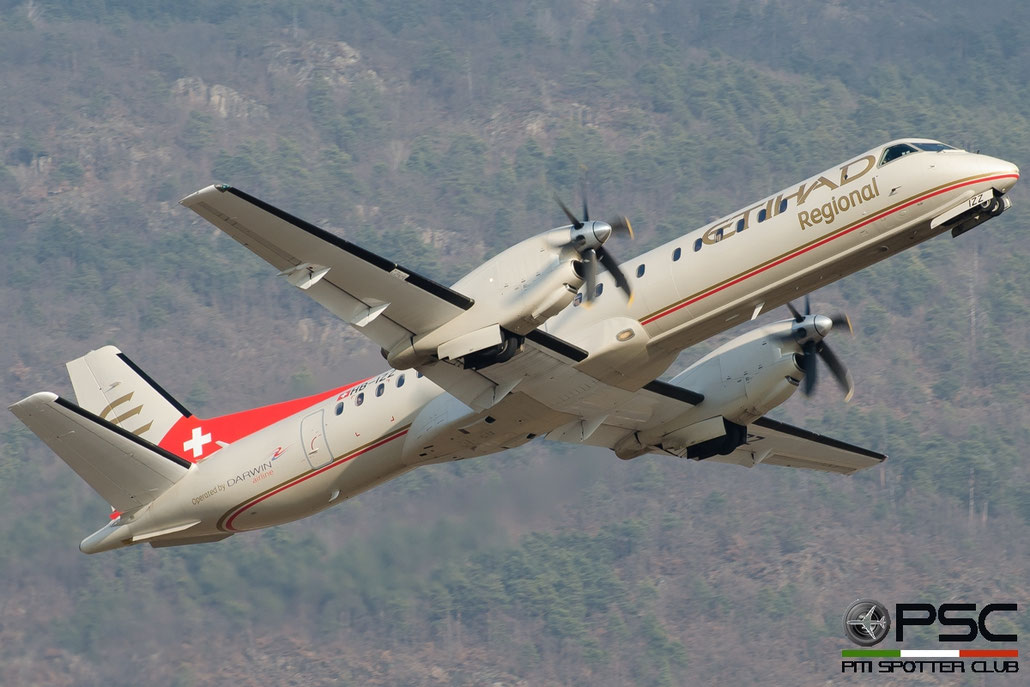 HB-IZZ Saab 2000 2000-048 Darwin Airline @ Aeroporto di Bolzano © Piti Spotter Club Verona
