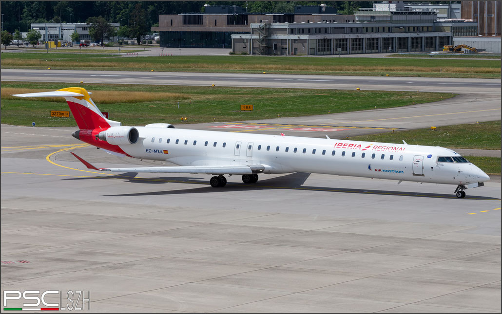 EC-MXA CRJ1000 19064 Air Nostrum @ Zurich 07.2023 © Piti Spotter Club Verona