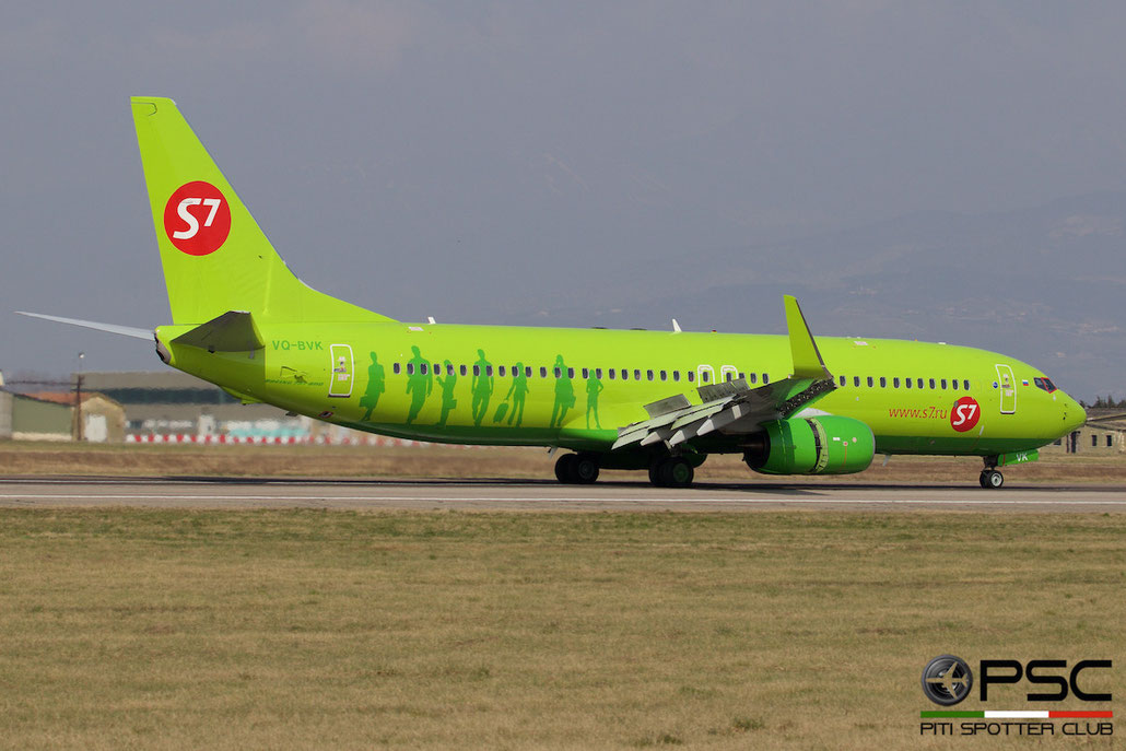 VQ-BVK B737-8GJ 41401/5165 S7 Airlines @ Aeroporto di Verona © Piti Spotter Club Verona