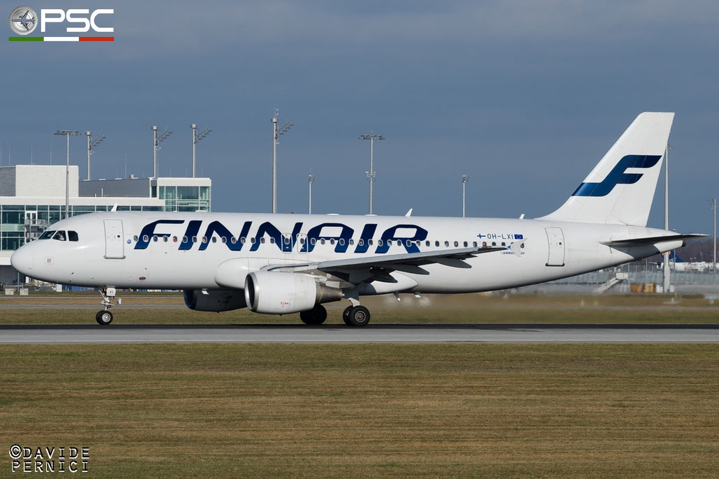 OH-LXI A320-214 1989 Finnair @ Munich Airport 13.12.2015 © Piti Spotter Club Verona