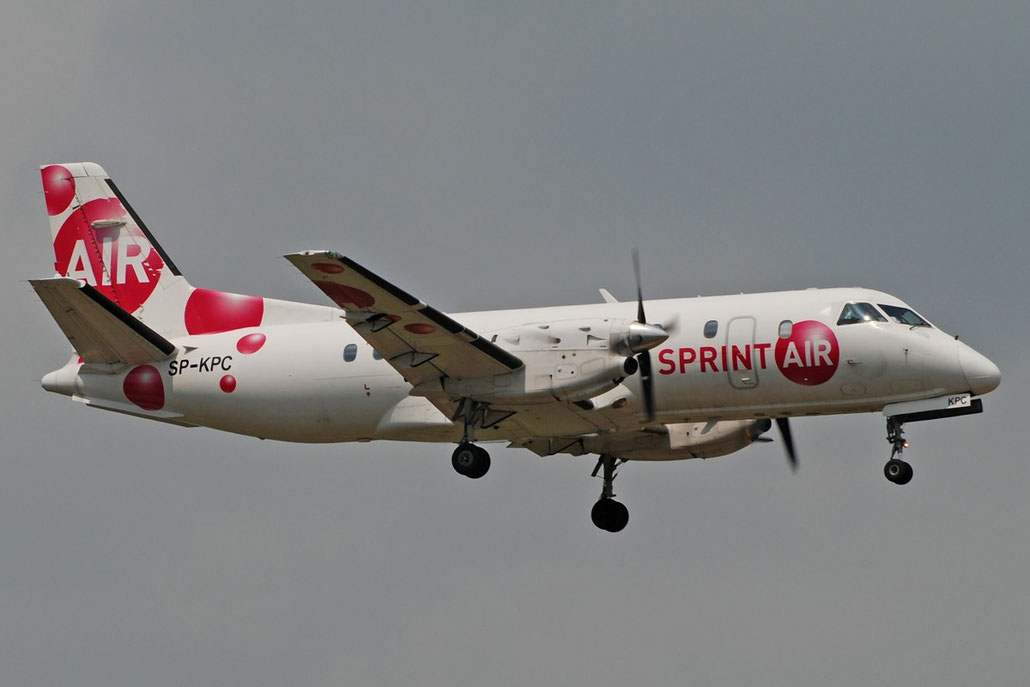 SP-KPC Saab 340A/QC 340A-070 SprintAir @ Aeroporto di Verona 12.07.2017  © Piti Spotter Club Verona