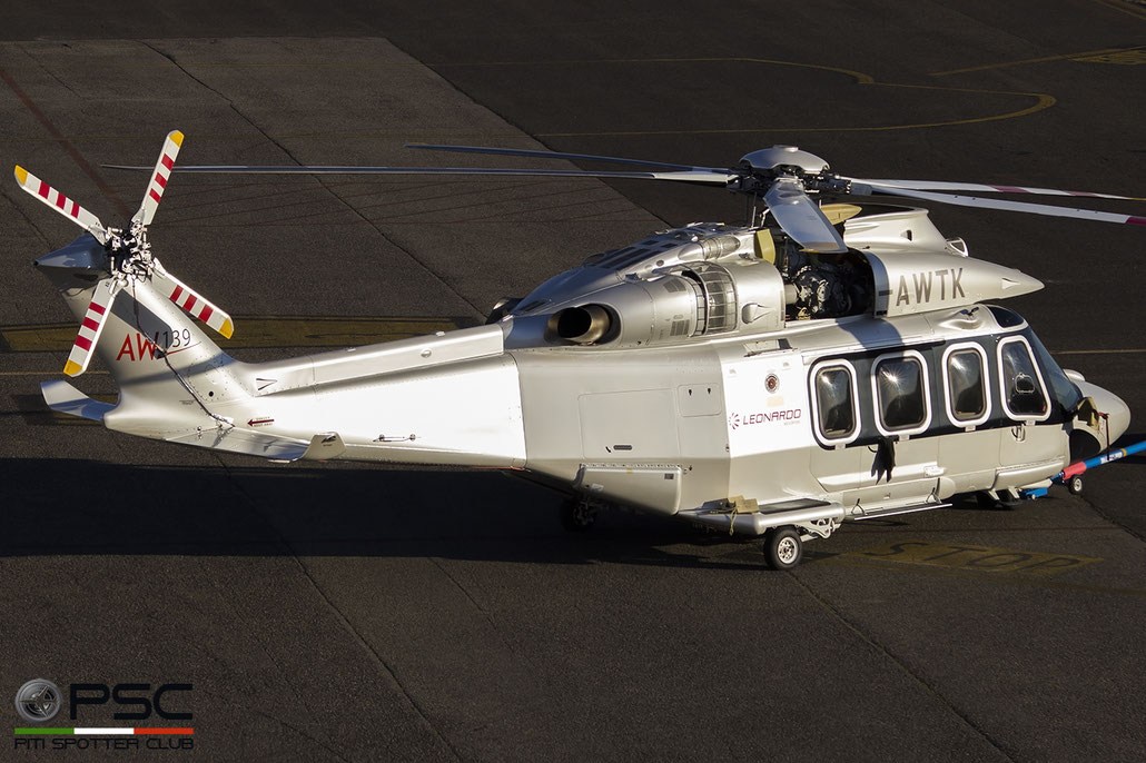 I-AWTK  AgustaWestland AW139 ( c/n 31353 ) - mfg: 2011 @ Reggio Emilia 12 2018 e © Piti Spotter Club Verona
