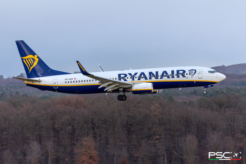 9H-QDM Boeing 737-800 44762 6234 cfm56-7B26E  Malta Air>Ryanair 2016  @ Cologne-Bonn CGN 01 2025 e © Piti Spotter Club Verona