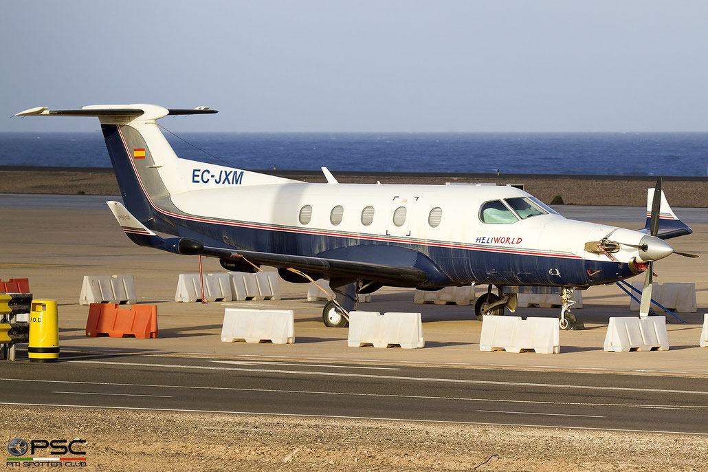 EC-JXM  PC-12/45  177  Heliworld Compania Aerea S.L.  @ Fuerteventura © 2022 Piti Spotter Club Verona