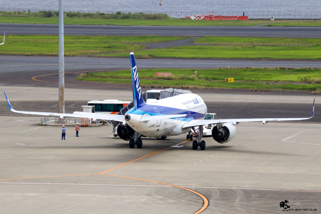 JA212A A320-271N 7483 ANA - All Nippon Airways @ Tokyo Haneda 07.2023 © Piti Spotter Club Verona