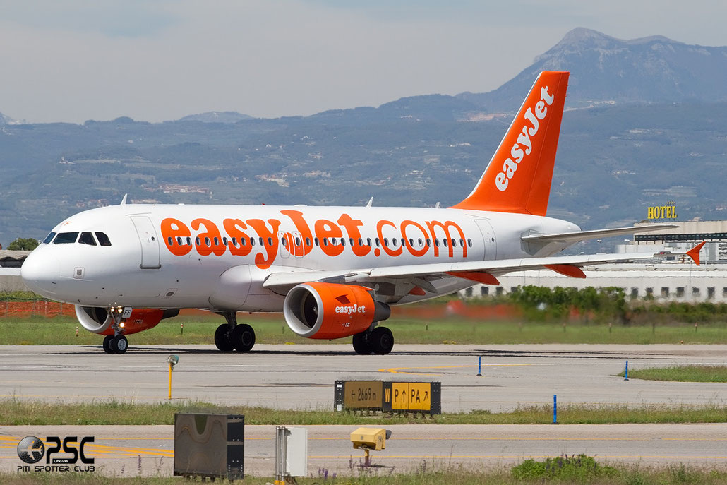 Airbus A319 - MSN 3844 - G-EZFF @ Aeroporto di Verona © Piti Spotter Club Verona