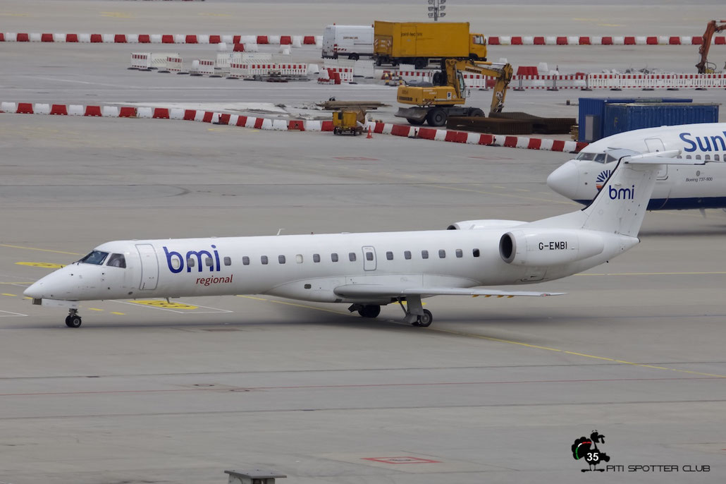G-EMBI ERJ145EU 145126 BMI Regional @ Munich Airport 15.05.2016 © Piti Spotter Club Verona