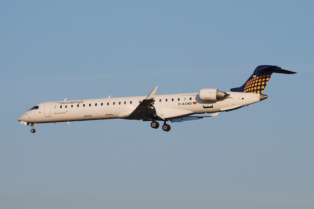 D-ACND CRJ900LR 15238 Eurowings @ Milano Malpensa Airport 23.11.2014 © Piti Spotter Club Verona