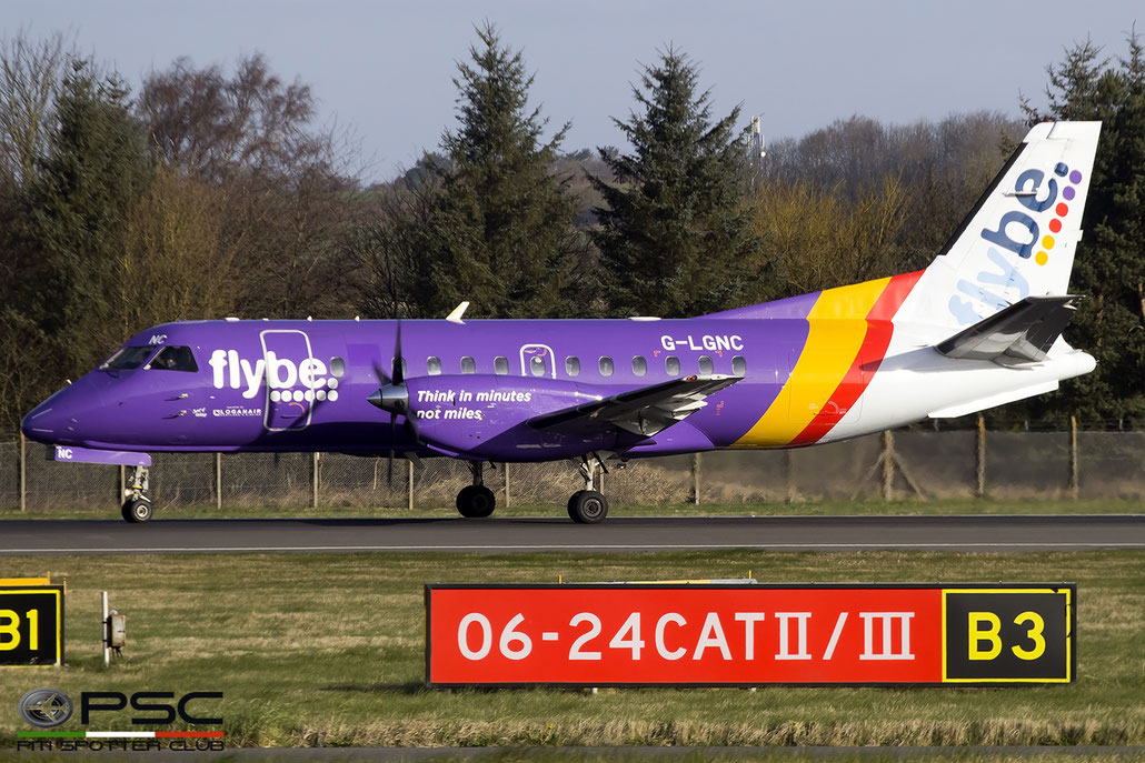 G-LGNC Saab 340B 340B-318 Loganair @ Edinburgh Airport 04.04.2017  © Piti Spotter Club Verona
