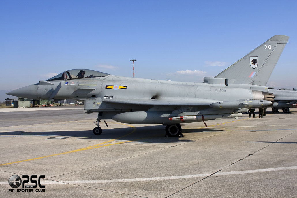 ZJ939  939  Typhoon FGR4  124/BS032  IX(B)sq © Piti Spotter Club Verona