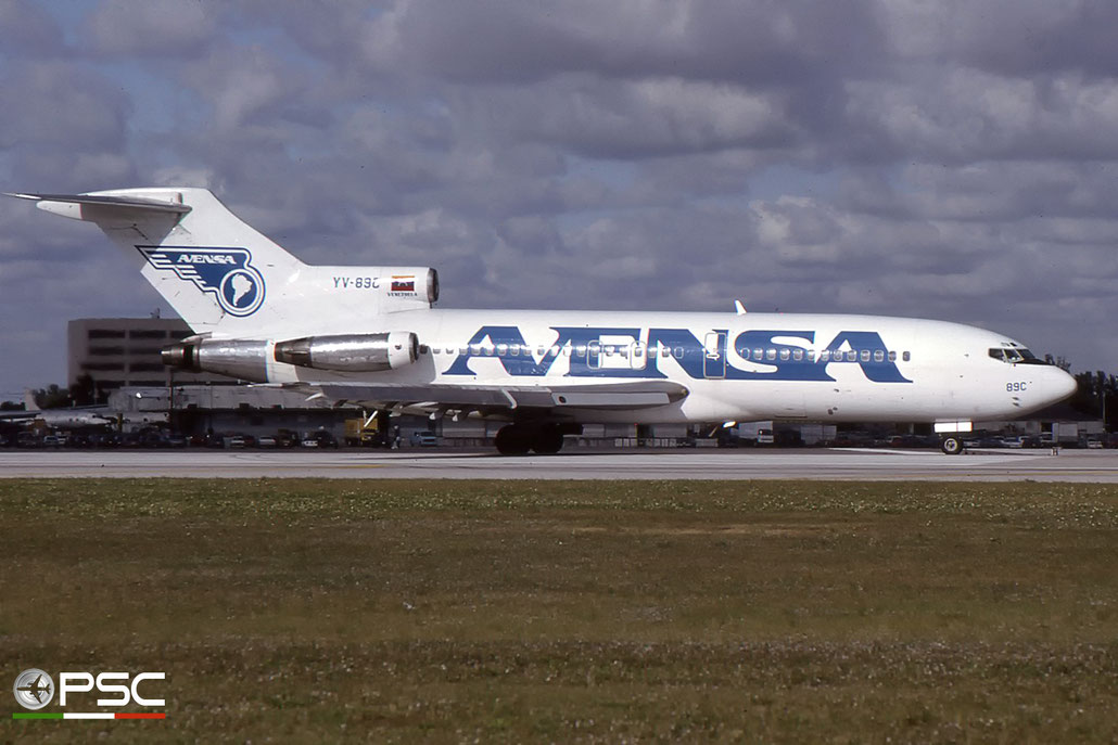 YV-89C B727-22 18851/181 AVENSA - Aerovías Venezolanas © 2017 courtesy of Marco Ceschi - Piti Spotter Club Verona
