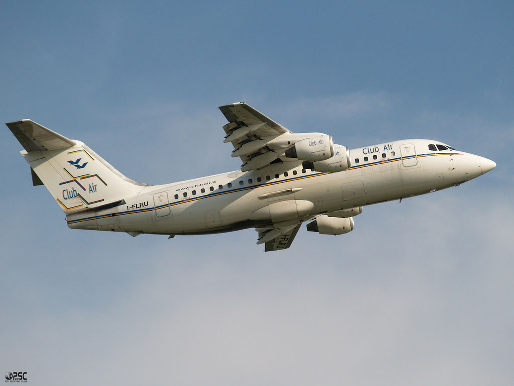 I-FLRU BAe146-200 E2204 Club Air (Italy)