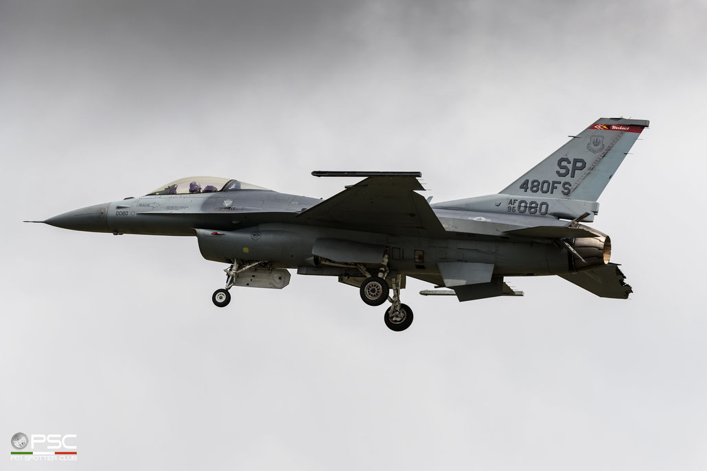 96-0080  SP  F-16CM-50-CF  CC-202  480th FS © Piti Spotter Club Verona 