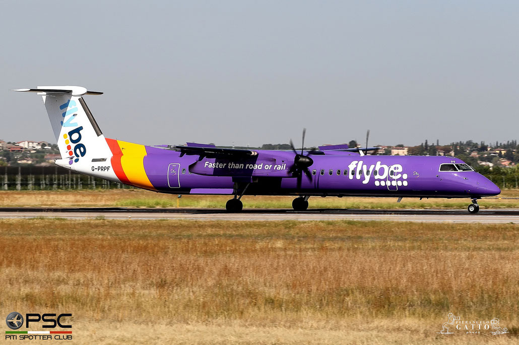 G-PRPF DHC-8-402 4195 Flybe - British European  @ Aeroporto di Verona 23.08.2017  © Piti Spotter Club Verona