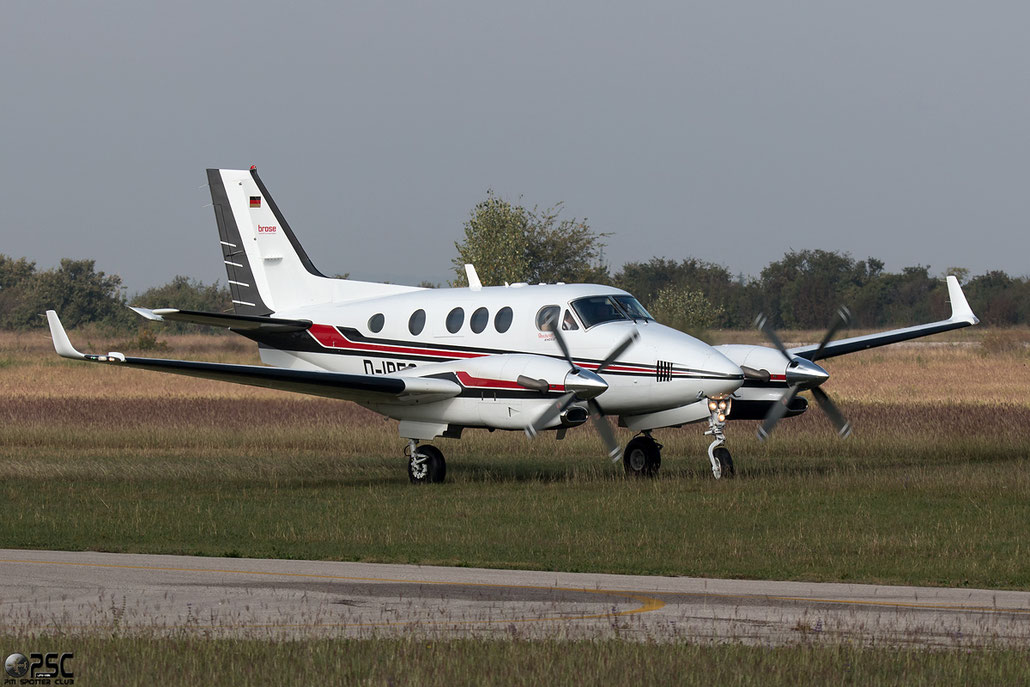 D-IBFS Hawker Beechcraft Corp C90GTi King Air BE9L LJ-1948 @ Aeroporto Verona Boscomantico © Piti Spotter Club Verona