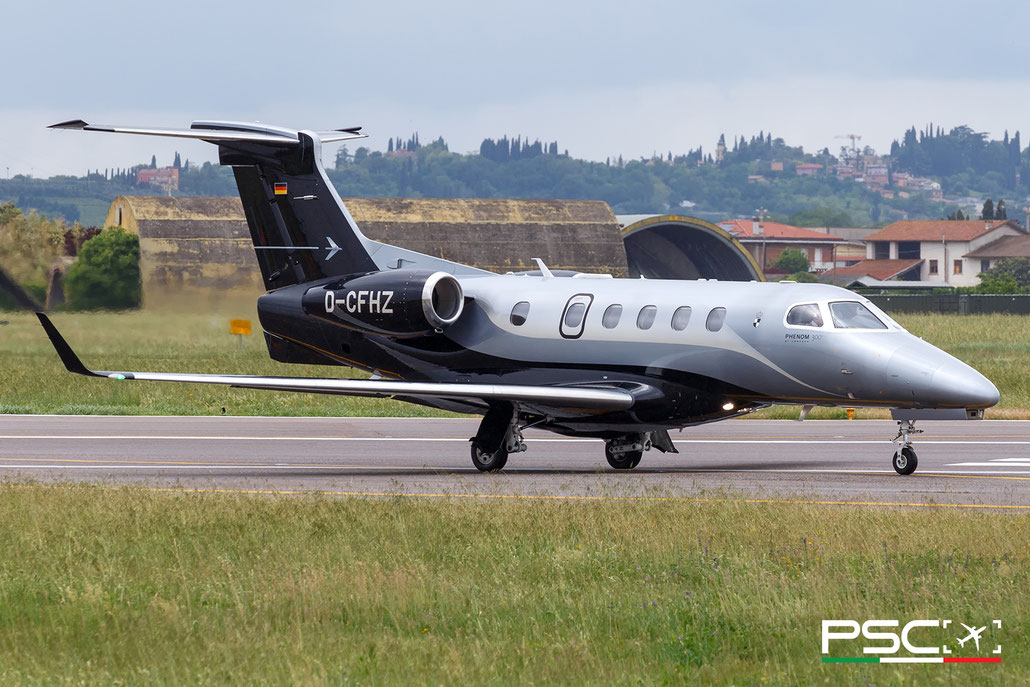 D-CFHZ Embraer EMB-505 Phenom 300 50500415  PW535E  DAS Private Jets GmbH 2017  @ Aeroporto di Verona 07 2025 © Piti Spotter Club Verona