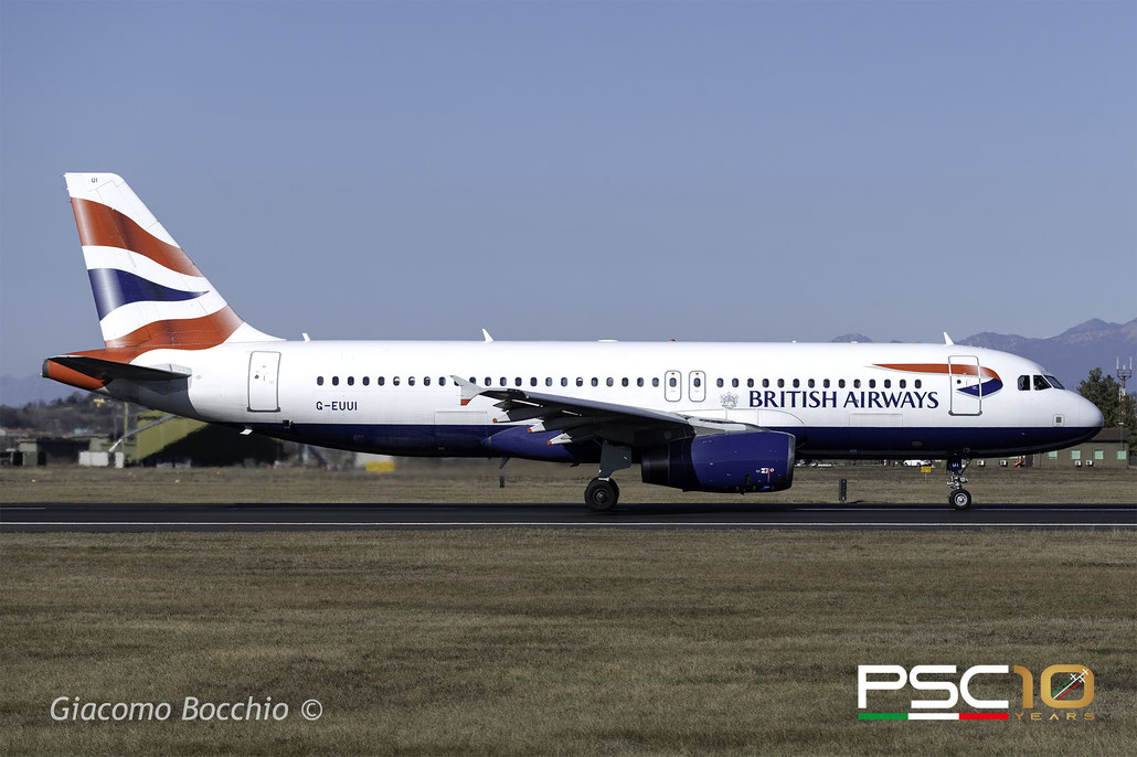 G-EUUI A320-232 1871 British Airways @ Aeroporto di Verona 02.2022  © Piti Spotter Club Verona
