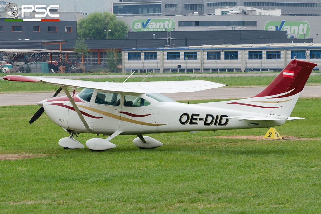 OE-DID Österreichischer Sportfliegerclub Salzburg Cessna 182P Skylane @ Aeroporto di Bolzano © Piti Spotter Club Verona