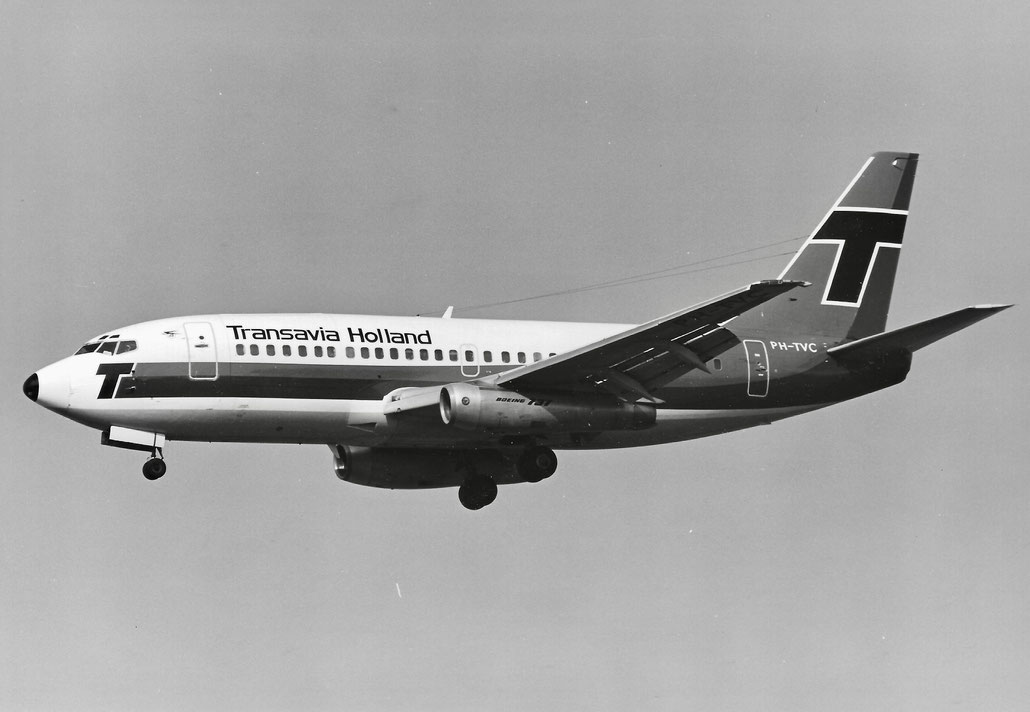 PH-TVC Boeing 737-2K2 20836 354 JT8D-15A  Transavia Holland 1974  © collezione Maurizio Noè p.g.c. - Piti Spotter Club Verona