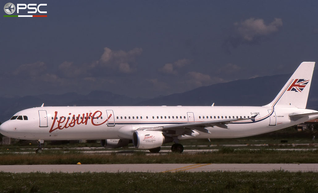 G-UNIE  A321-211  781  Leisure International Airways @ Aeroporto di Verona © Piti Spotter Club Verona