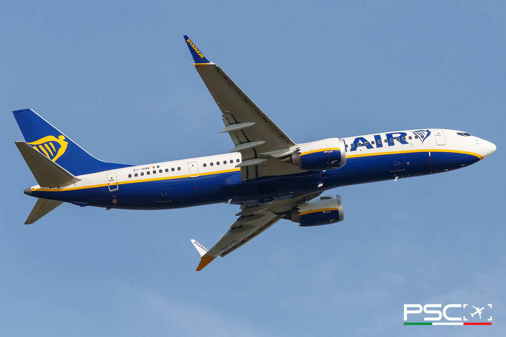 EI-IHN Boeing 737-8 MAX 200 62356 8658 LEAP-1B27  Ryanair 2023 @ Aeroporto di Verona 07 2025 © Piti Spotter Club Verona
