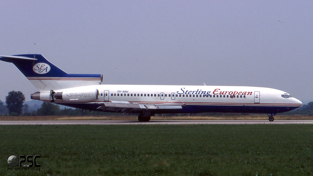 OY-SAU  B727-2J4  20764/960  Sterling Airways  @ Aeroporto di Verona © Piti Spotter Club Verona 
