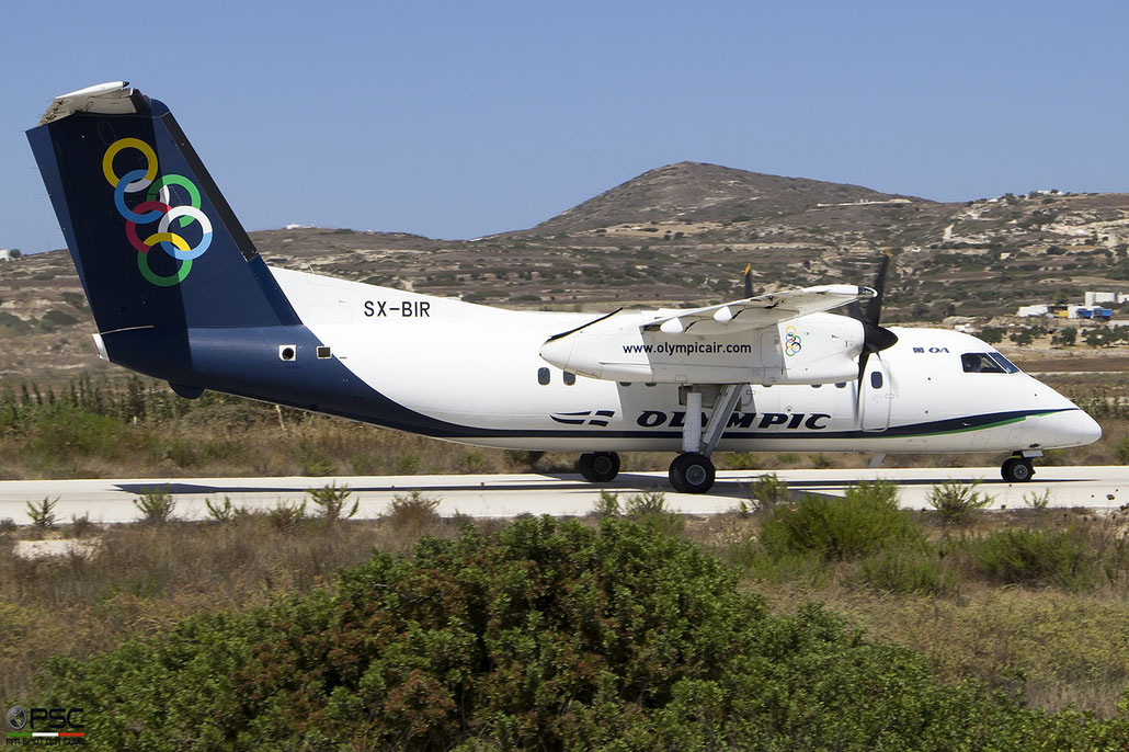 SX-BIR  DHC-8-102A  364  Olympic Air  @ Milos 2020 © Piti Spotter Club Verona 