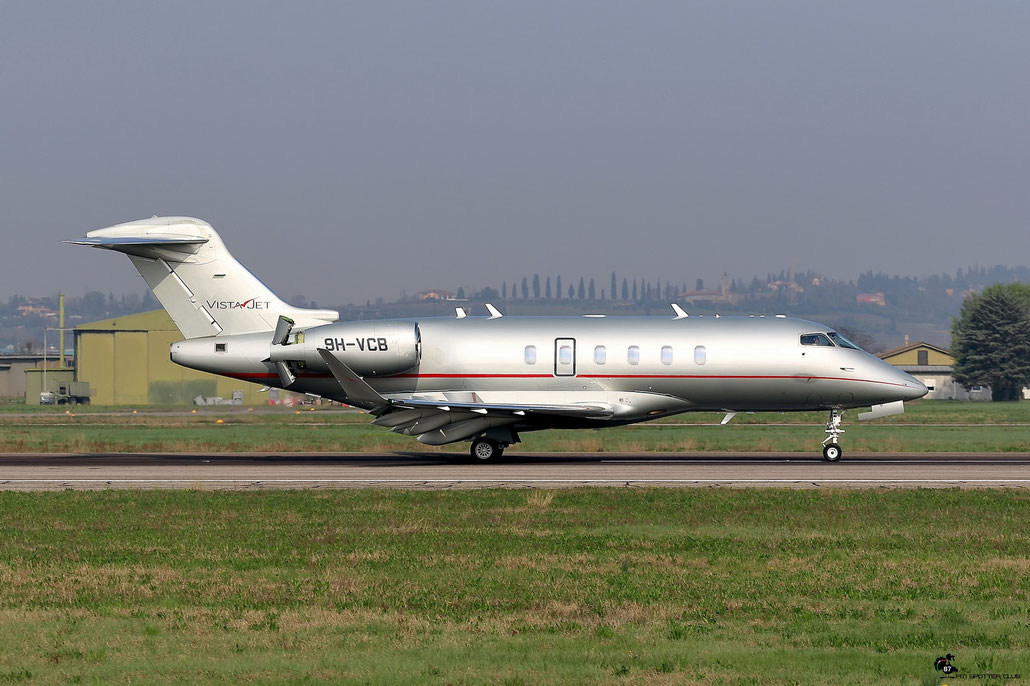 9H-VCB CL-350 20514 VistaJet Malta @ Aeroporto di Verona 25.03.2017  © Piti Spotter Club Verona