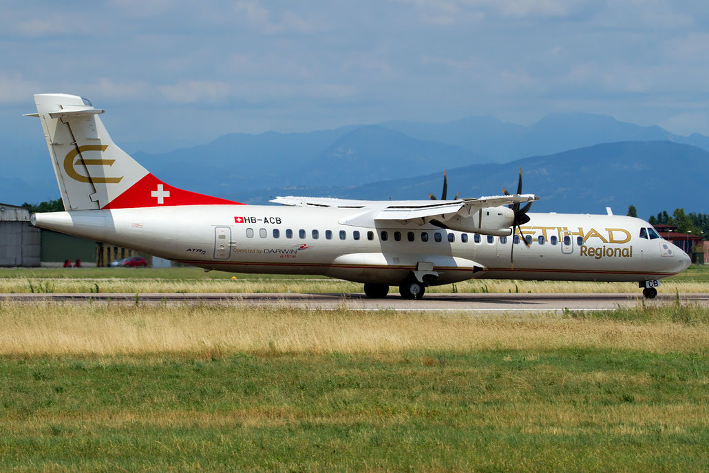 HB-ACB ATR72-212A 662 Darwin Airline 28mar14 opf Etihad Regional