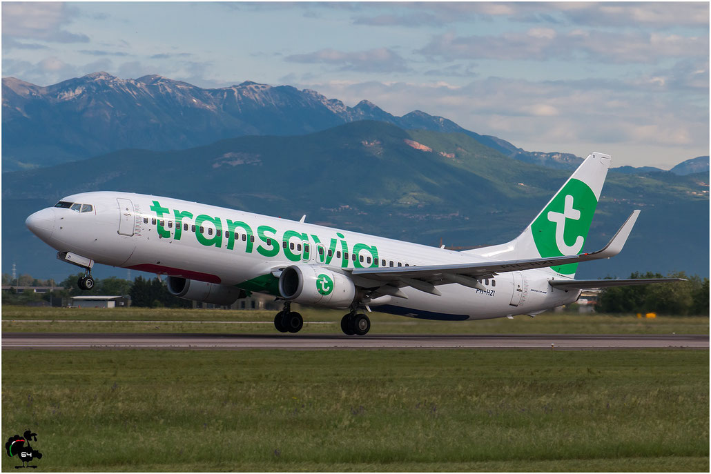 PH-HZI B737-8K2 28380/524 Transavia Airlines @ Aeroporto di Verona © Piti Spotter Club Verona