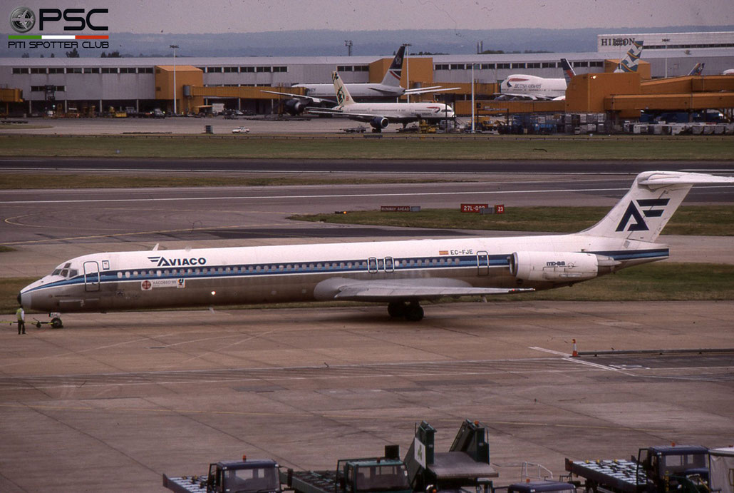 EC-FJE MD-88 53197/1940 Aviaco - Aviación y Comercio © 2018 courtesy of Marco Ceschi - Piti Spotter Club Verona