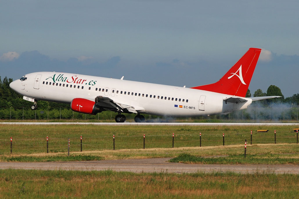 EC-MFS B737-4Y0 25178/2199 AlbaStar @ Aeroporto di Verona © Piti Spotter Club Verona