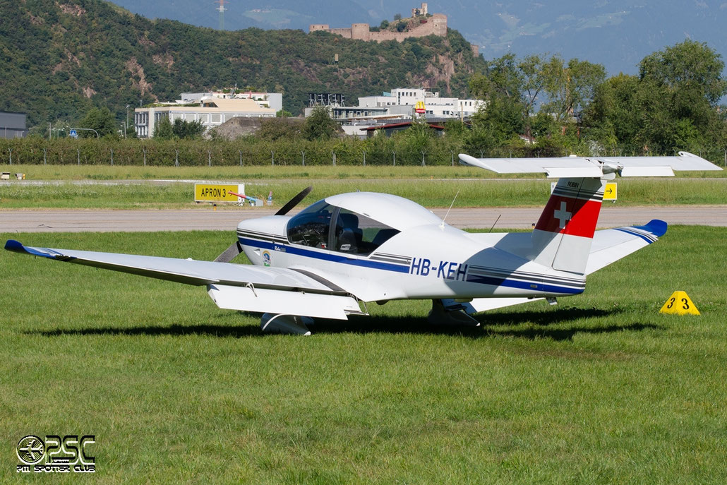 HB-KEH Robin R-3000/160 R300 Lier Fritz, Horgen @ Aeroporto di Bolzano © Piti Spotter Club Verona