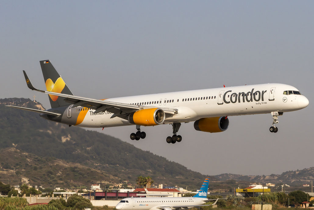 D-ABOK B757-330 29020/918 Condor Flugdienst @ Rhodes Airport 11.07.2015 © Piti Spotter Club Verona
