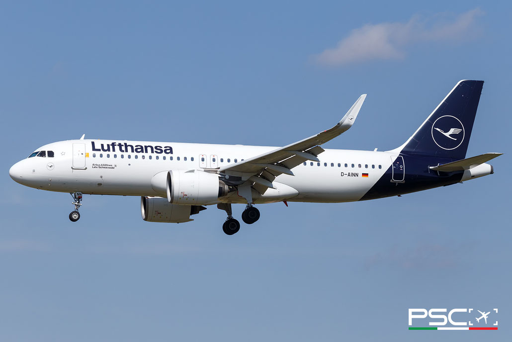 D-AINN Airbus A320-271N 8491  PW1127G Lahr/Schwarzwald Lufthansa 2018 @ Barcellona BCN 09 2025 © Piti Spotter Club Verona