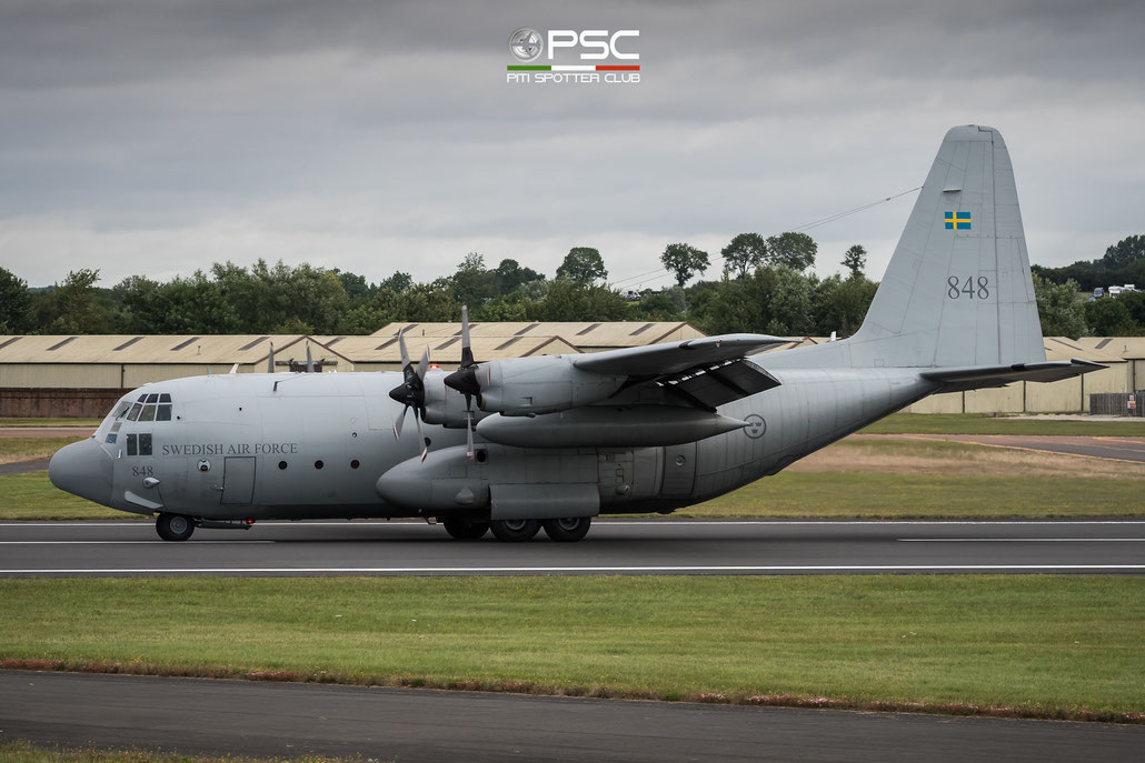 84008 (848) Lockheed C-130H Hercules "Swedish Air Force" c/n 4890  © Piti Spotter Club Verona 