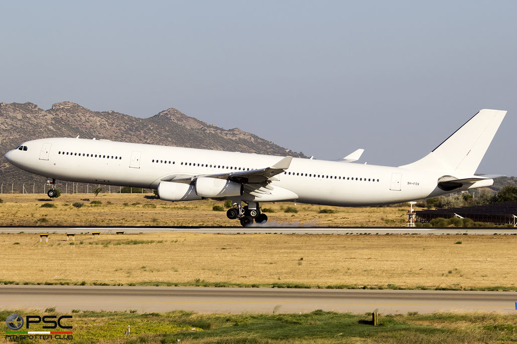 9H-FOX  A340-313X  185  Hi Fly Malta  @ Athens 09.2019 © Piti Spotter Club Verona 