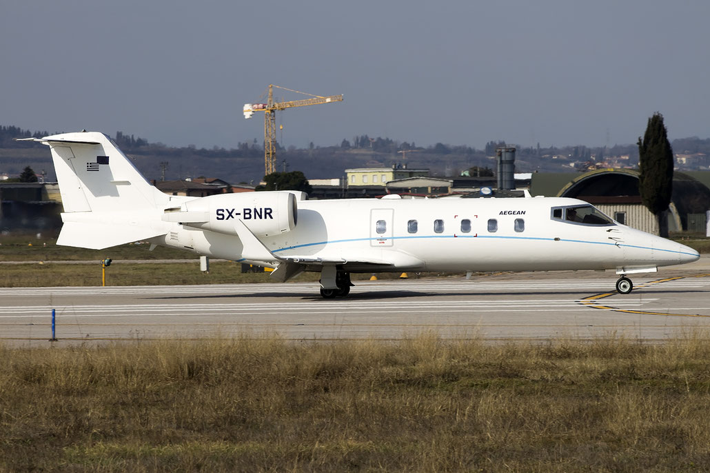 SX-BNR Learjet 60 60-231 Aegean Airlines @ Aeroporto di Verona © Piti Spotter Club Verona