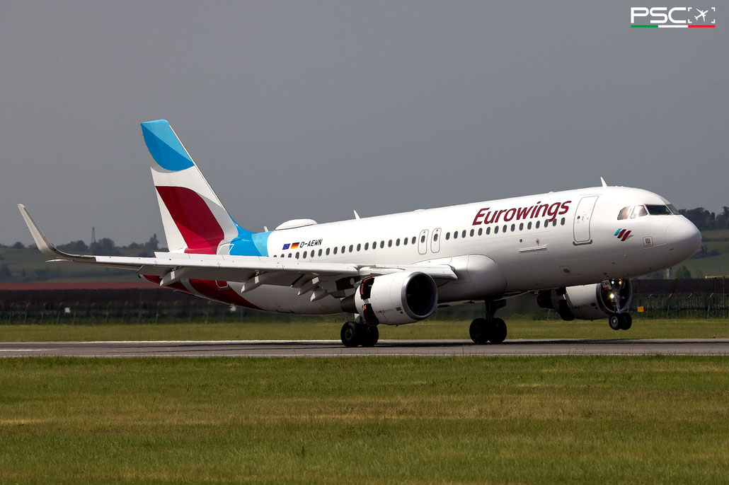 D-AEWN Airbus A320-214 SL 7393  cfm56-5B4/3  Eurowings 2016 @ Aeroporto di Verona 04 2024 © Piti Spotter Club Verona