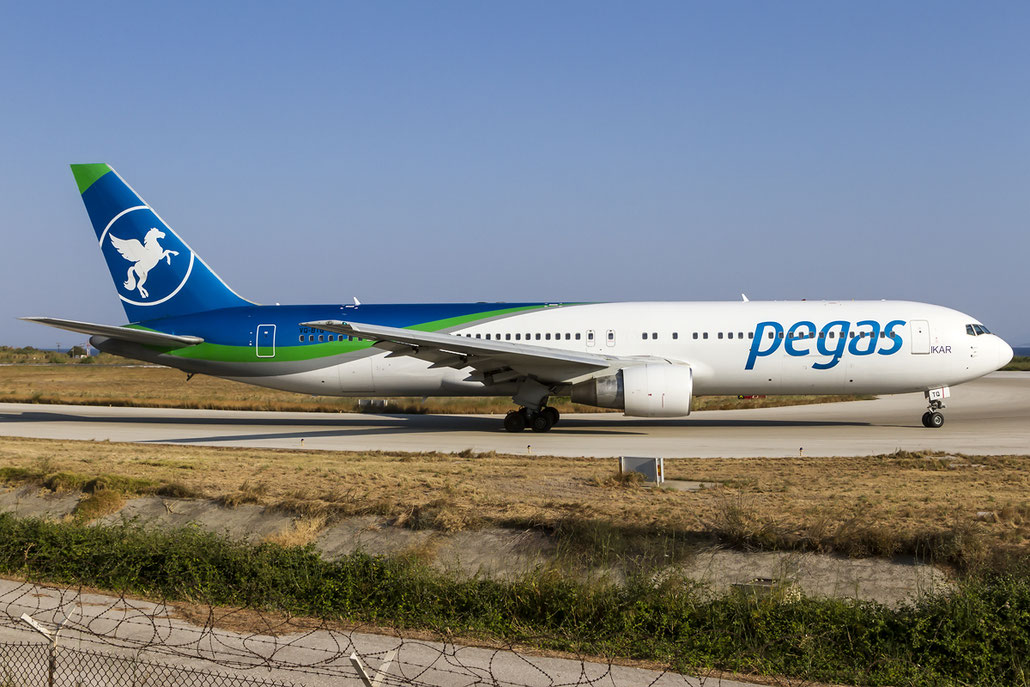 VQ-BTQ B767-3Q8ER 28207/695 Ikar Airlines @ Rhodes Airport 16.07.2015 © Piti Spotter Club Verona