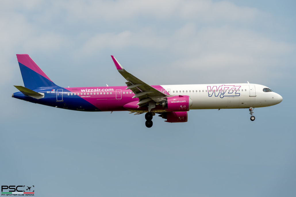 9H-WMI Airbus A321-271NX 12722  PW1133G  Wizz Air Malta>Wizz Air 2025  @ Verona Villafranca 04 2026 © Piti Spotter Club Verona