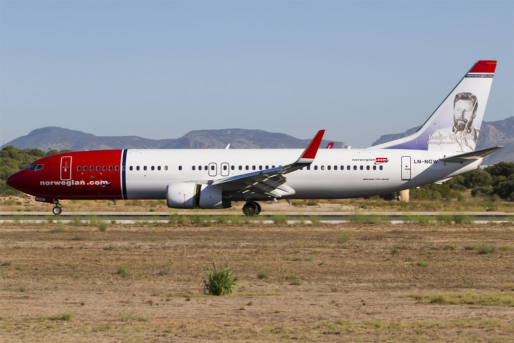 LN-NGW B737-8JP 39032/4889 Norwegian @ Palma de Mallorca Airport 07.2014 © Piti Spotter Club Verona