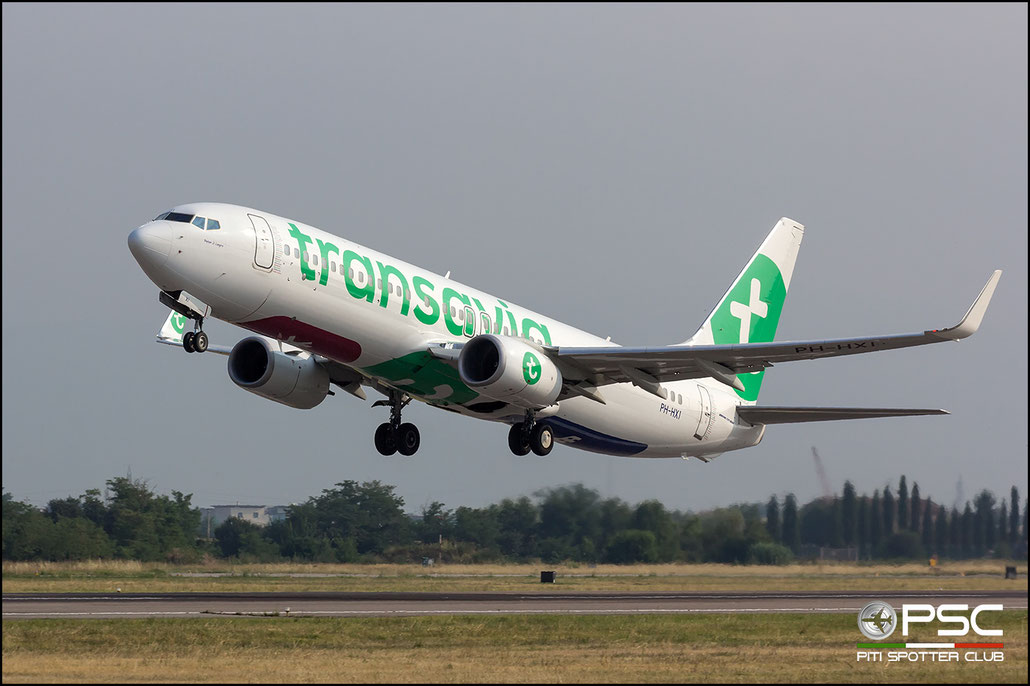 PH-HXJ B737-800 62159/6363 Transavia Airlines @ Aeroporto di Verona 14.07.2018  © Piti Spotter Club Verona