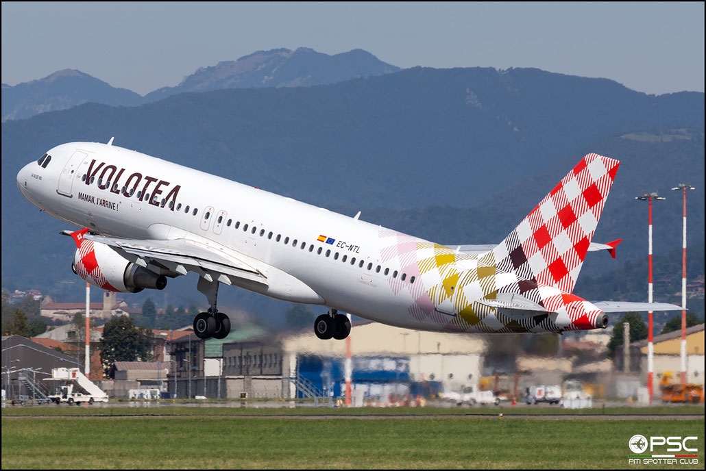 EC-NTL A320-216 3846 Volotea Air @ Bergamo 11 2023 © Piti Spotter Club Verona